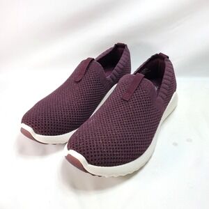Aetrex Angie Slip-On Burgundy Metallic Womens Sneaker USA Size 10